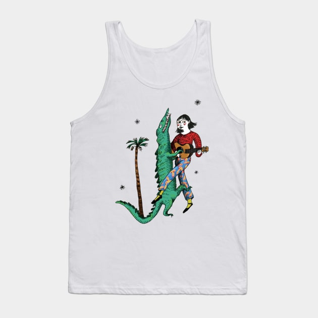 Crocodile dance Tank Top by lindsaygrime